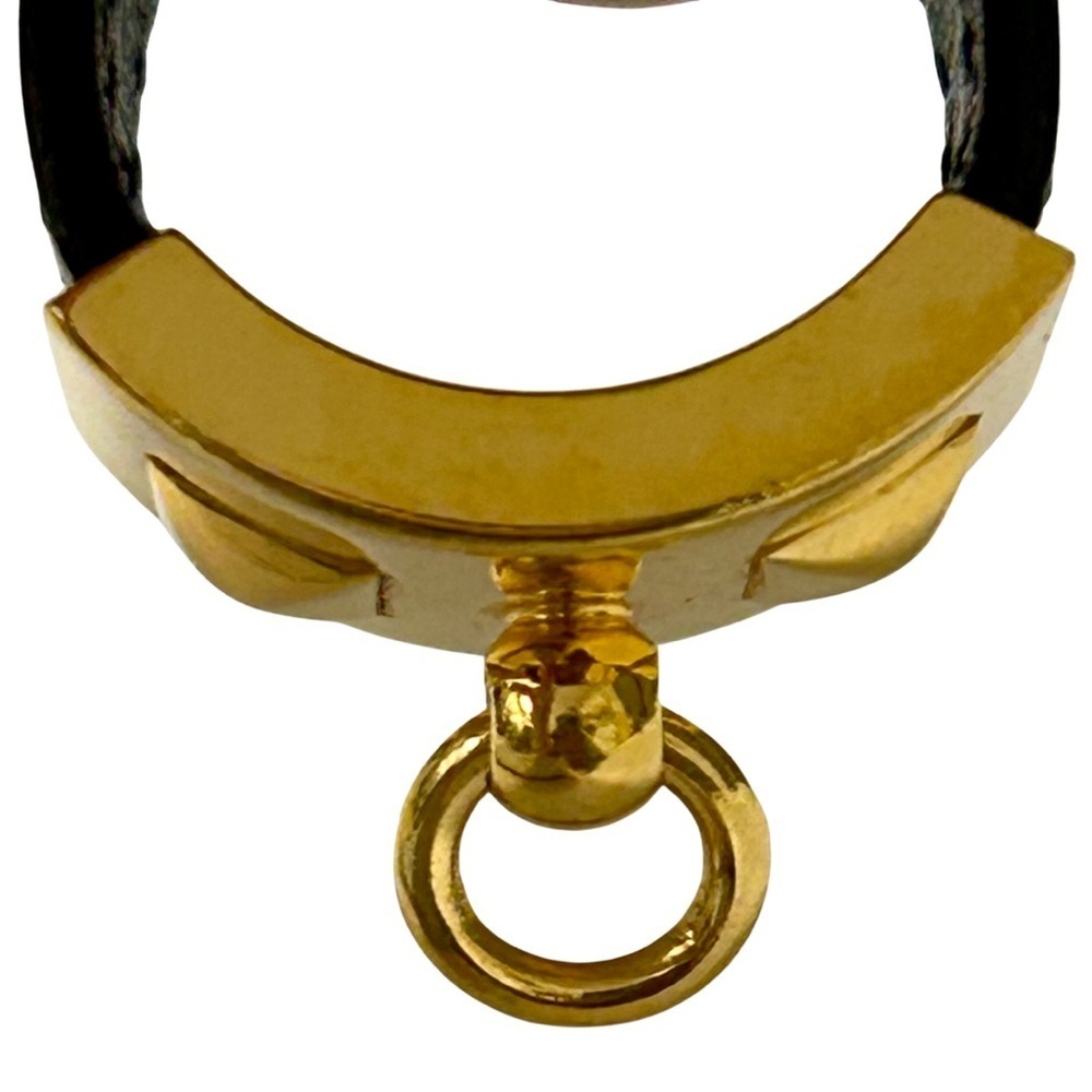 Hermès Collier de Chien Leather & Gold-Tone Ring - Picture 8 of 8